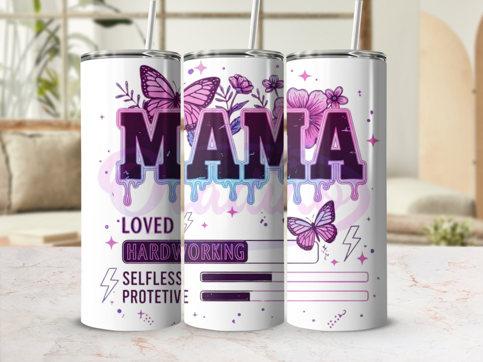 MAMA Hardworking Loved Protective Tumblers Gift