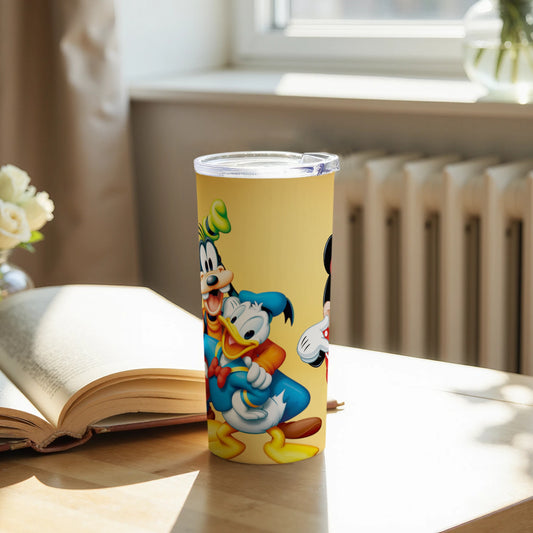 Disney Characters Tumbler with Fun Playful Design