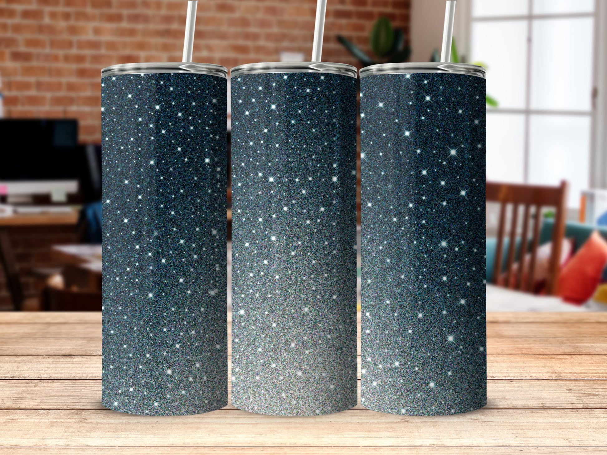 Sparkling Galaxy Tumbler for Stylish Hydration