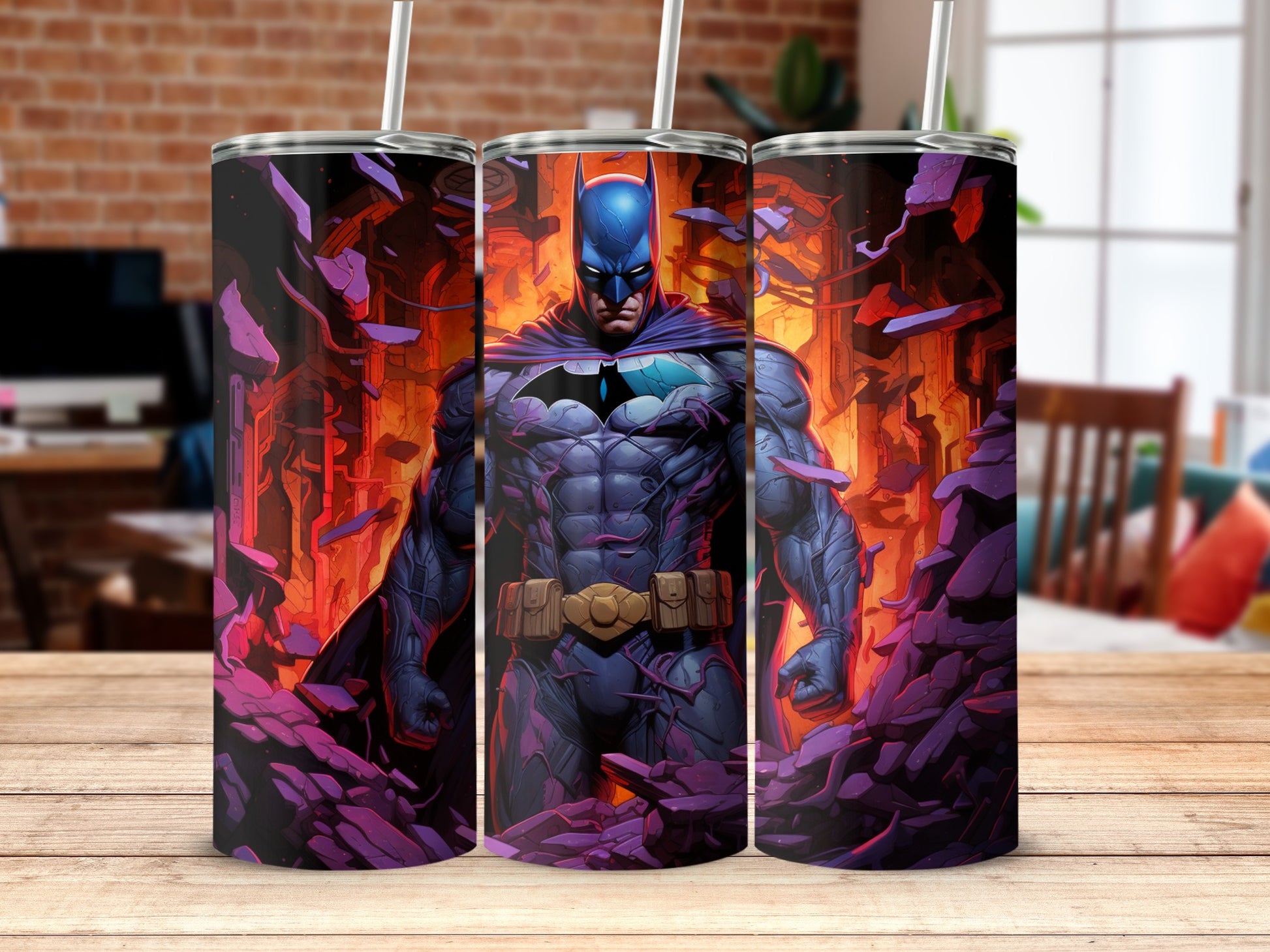 Heroic Batman Design Tumbler for Comic Fans