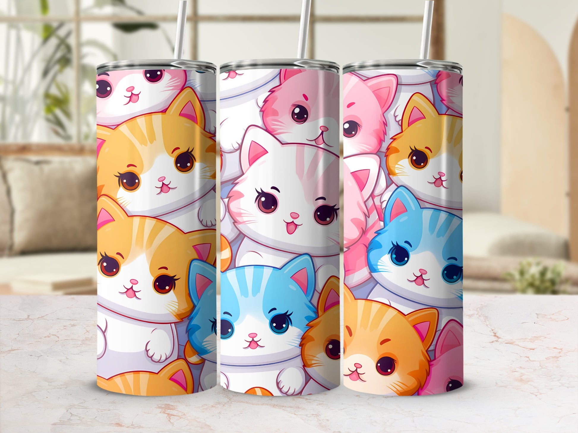 Cute cartoon cats playful pattern colorful happy tumbler
Cats
Kitten
Tumbler
Drinkware
Cute
Cartoon
Pink cats
Orange cats
Blue cats
Animal print
Pet lover
Cat pattern
Playful design
Happy cats
Adorable
Sweet design
Feline art
Kitty
Kawaii cats
Beverage holder