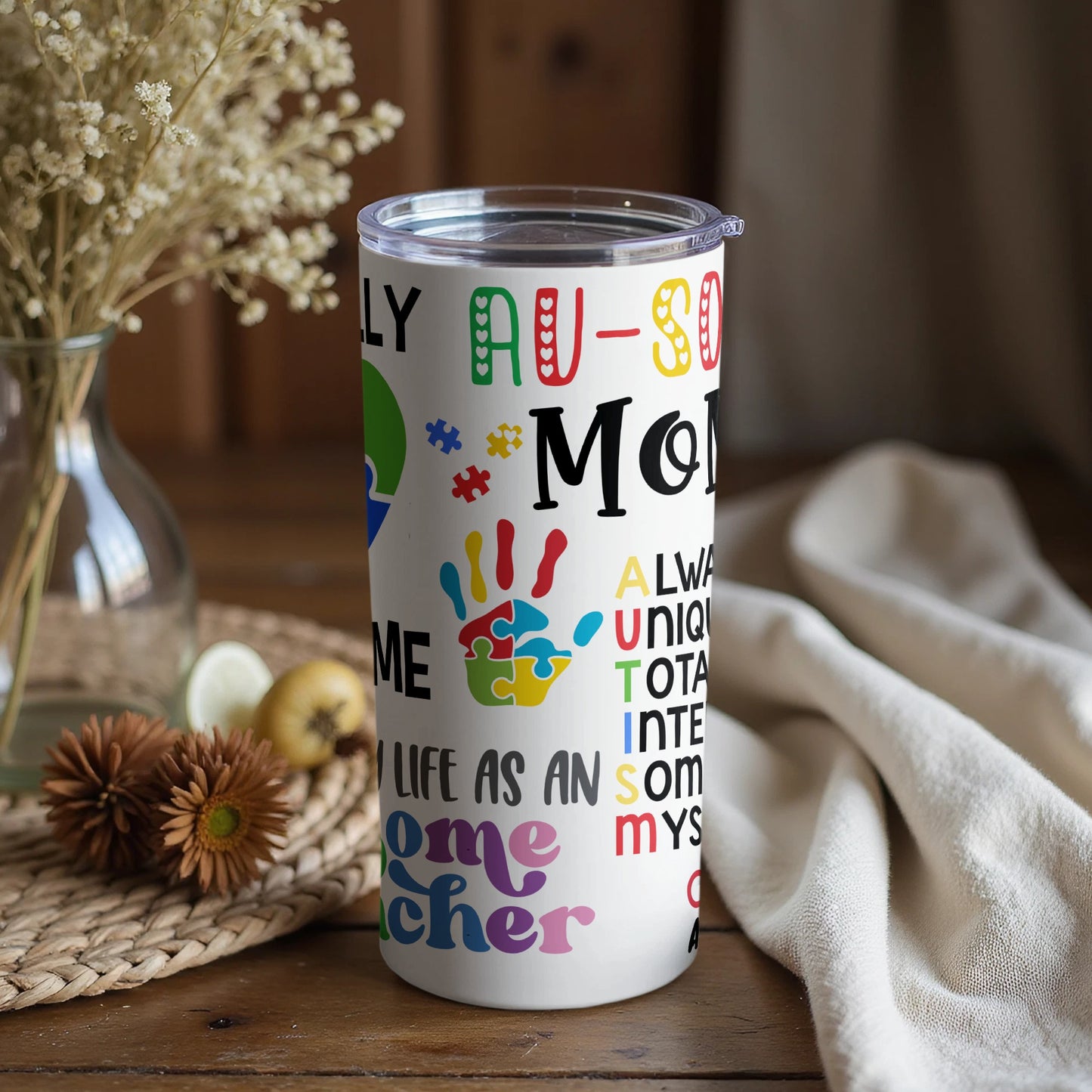 Playful Easy Drinker Mom Life Tumbler