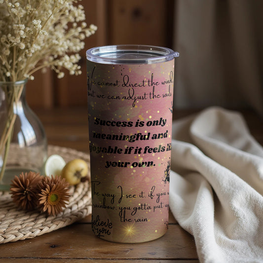 Success Meaningful Enjoyable Tumbler Motivational Gift