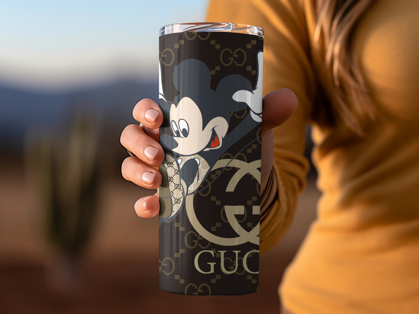 Mickey Mouse Gucci Designer Insulated Tumbler Cup
