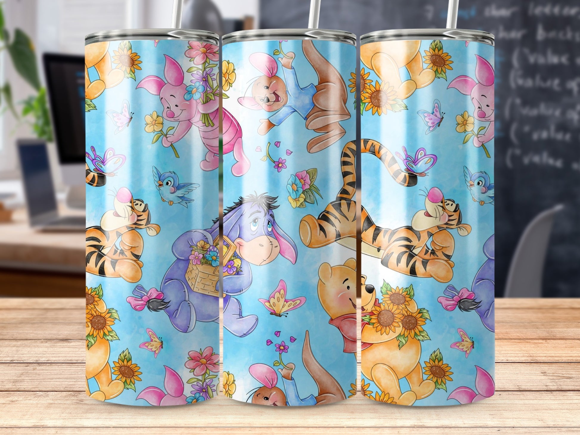 Adorable Cartoon Characters Tumblers for All Ages