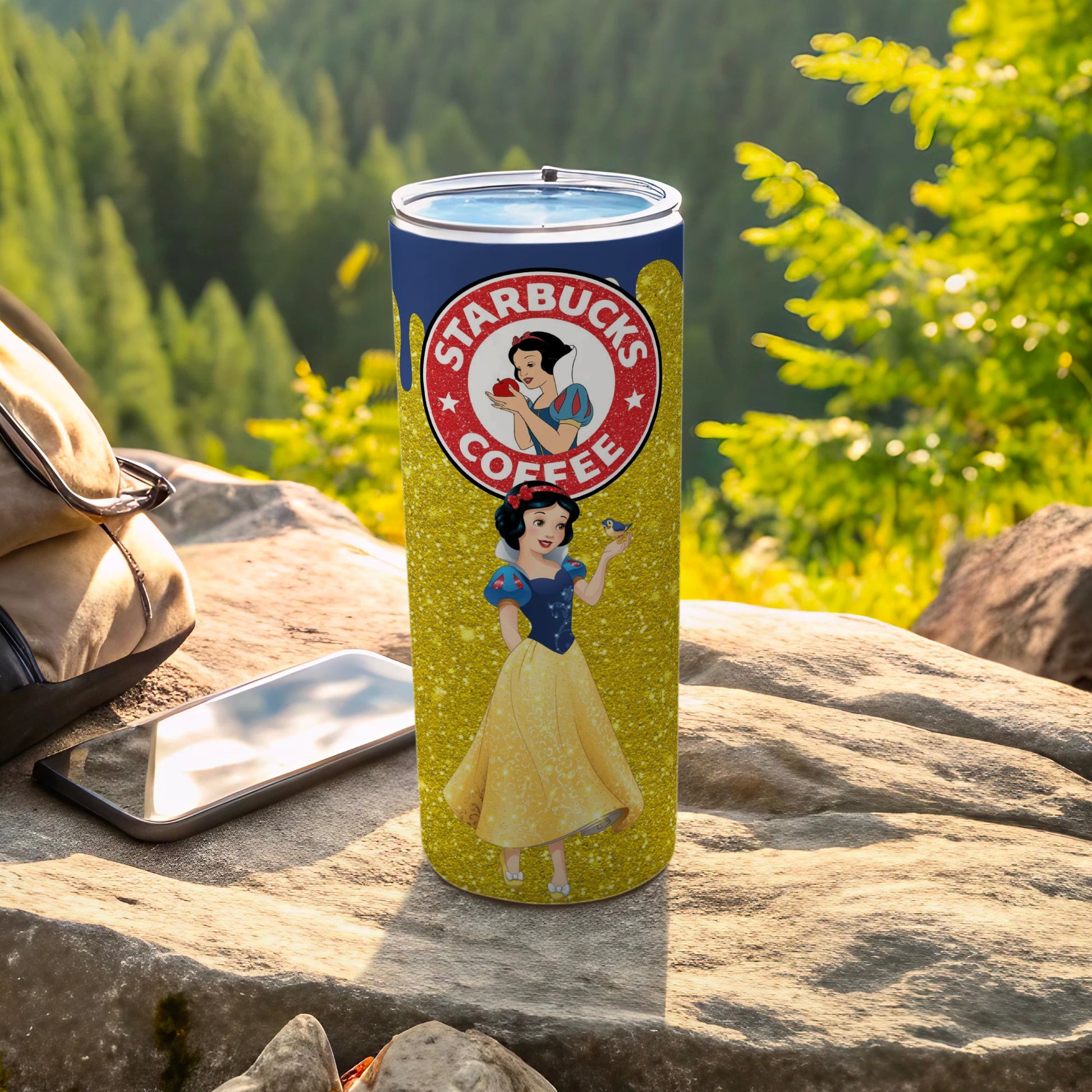Snow White Starbucks Coffee Tumbler Travel Accessory