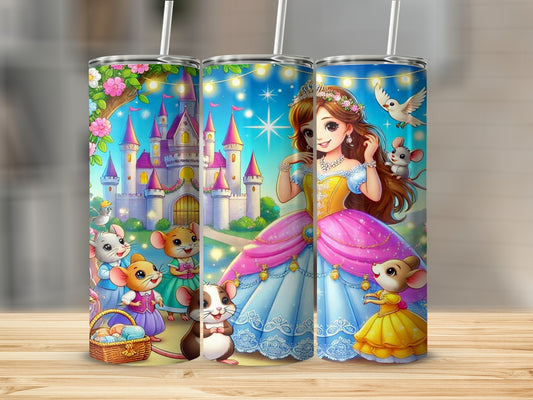 Princess Castle and Mouse Friends Tumbler Cup