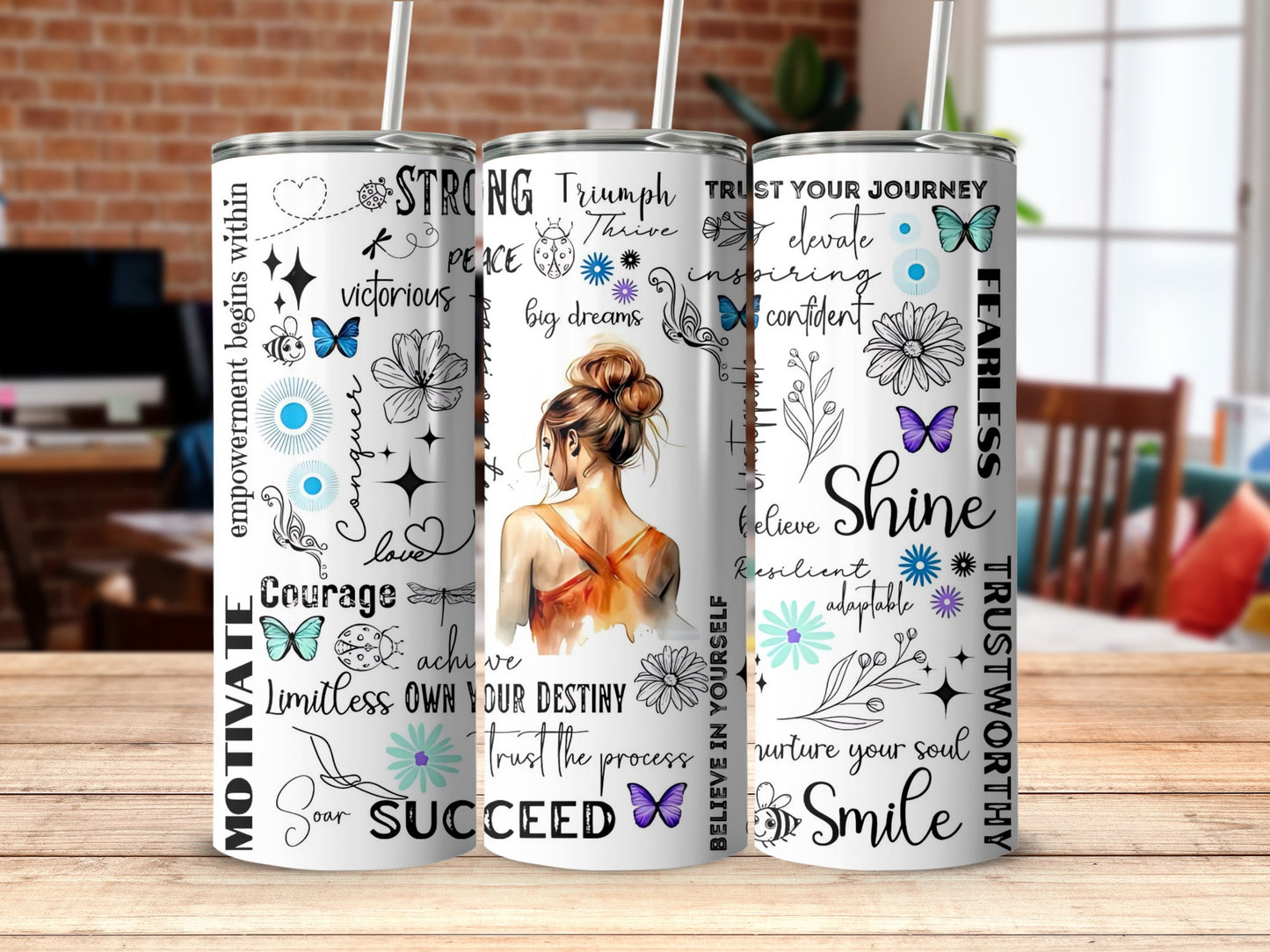 Inspirational Motivational Quotes Tumbler for Daily Use