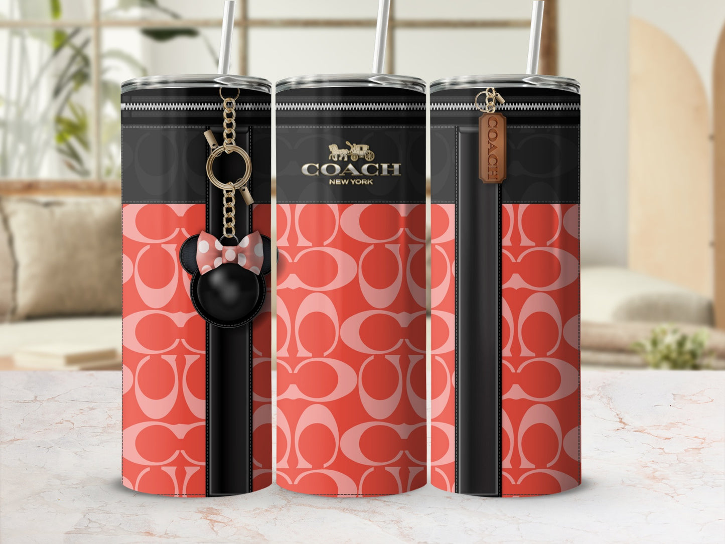 Stylish Custom Coach New York Branded Tumbler Collection