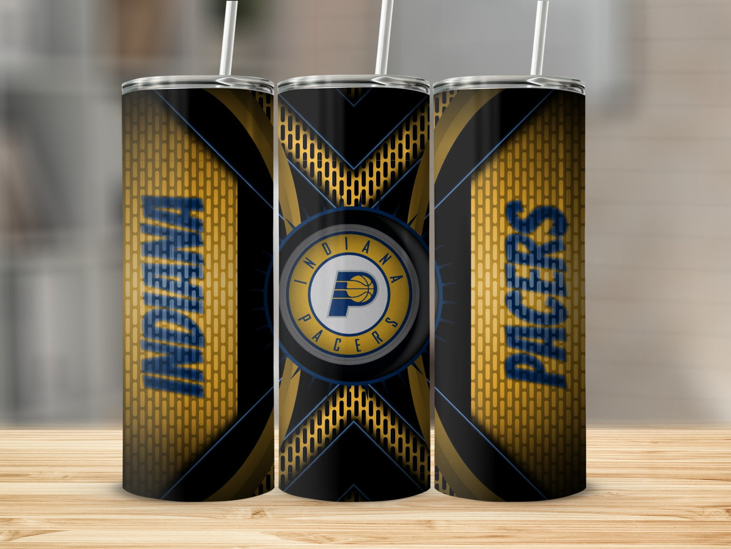Indiana Pacers NBA Basketball Team Design for Fans Tumblers