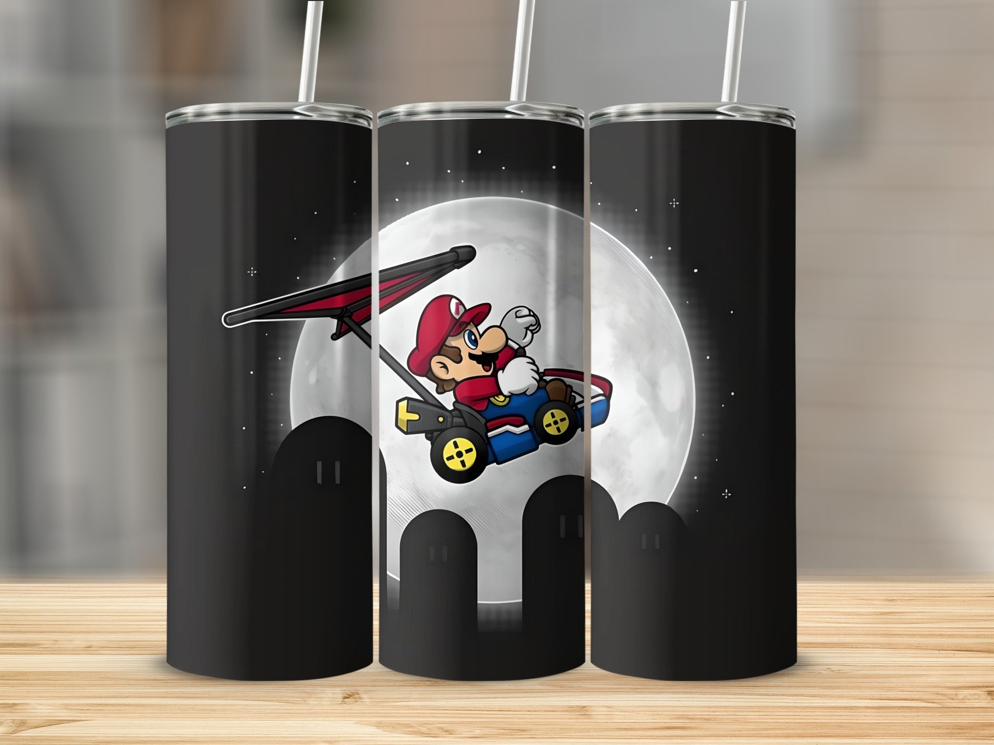 Fun Cartoon Character Flying Design Tumbler Product