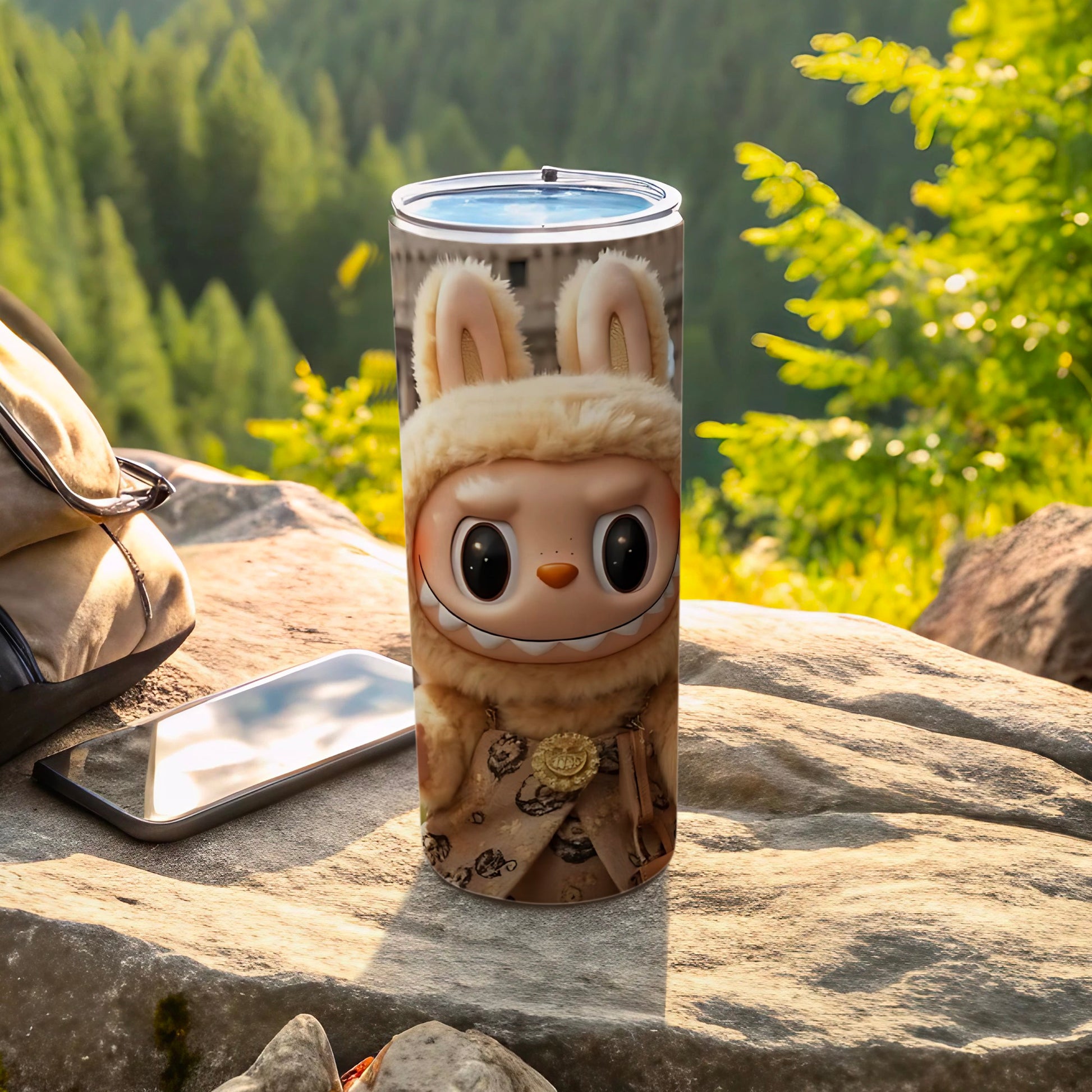 Cute Bunny Character Stainless Steel Tumbler Cup