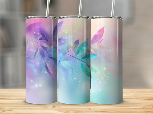 Vibrant Colorful Gradient Leaves Bokeh Ethereal product type