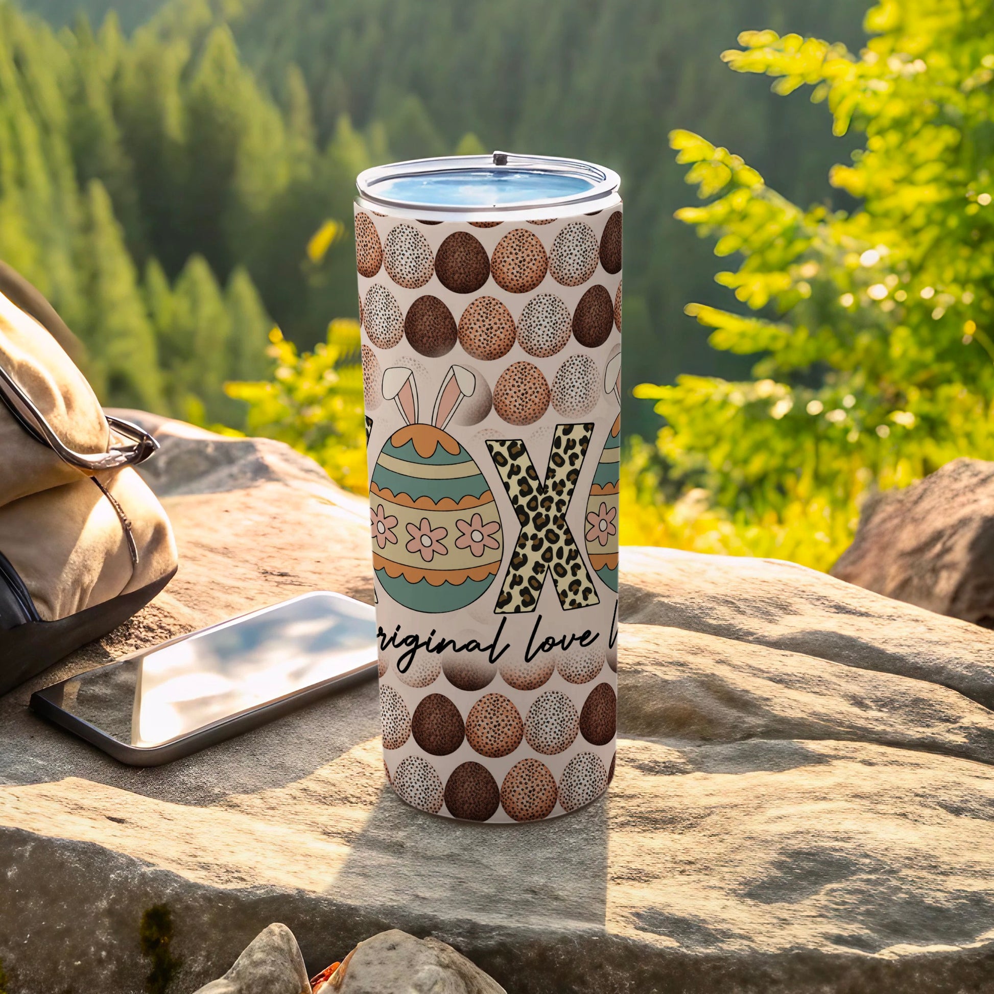 Original Love Easter Egg Leopard Print XOXO Tumbler product type