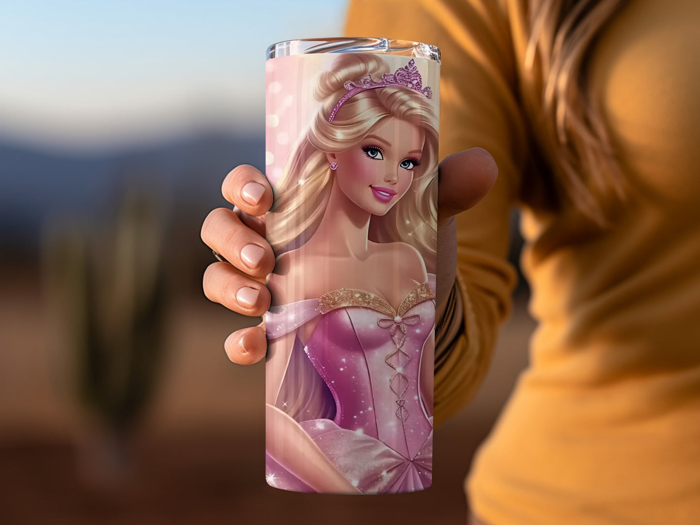 Princess in Pink Tumblers for Kids 20oz Travel Mug