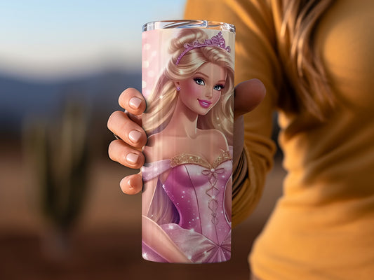 Princess in Pink Tumblers for Kids 20oz Travel Mug