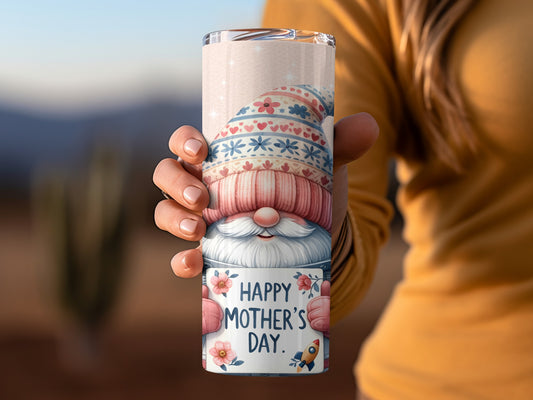 Happy Mother's Day Cute Gnome Insulated Tumbler
