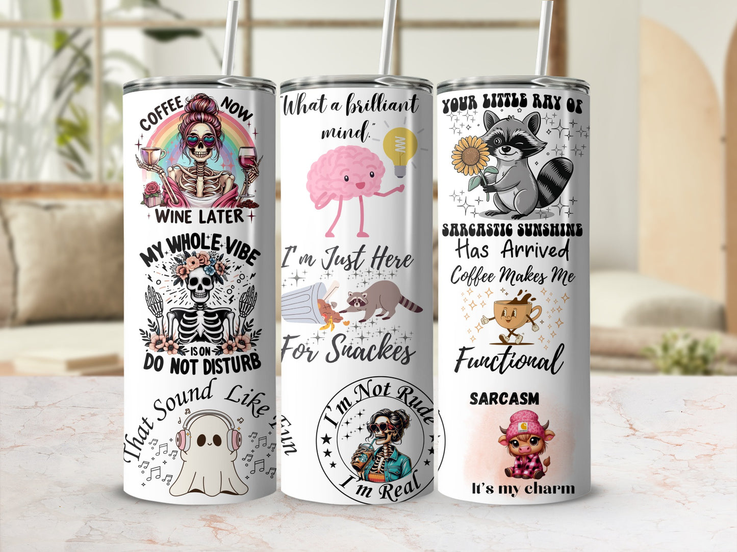 Funny and Sarcastic Quote Tumblers for Daily Use