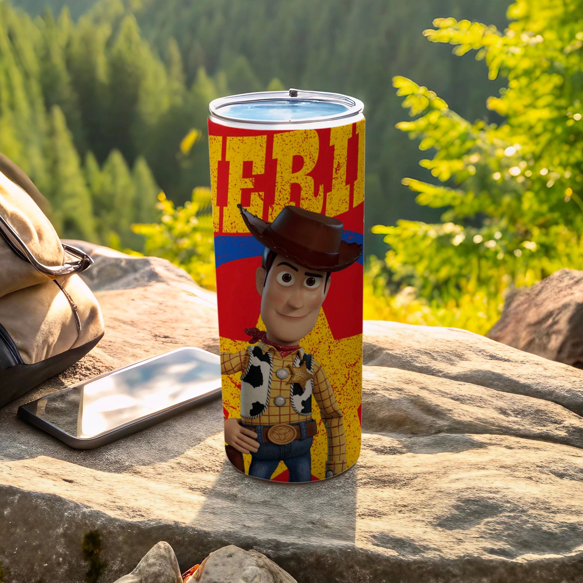 Woody Sheriff Character Design Insulated Tumbler