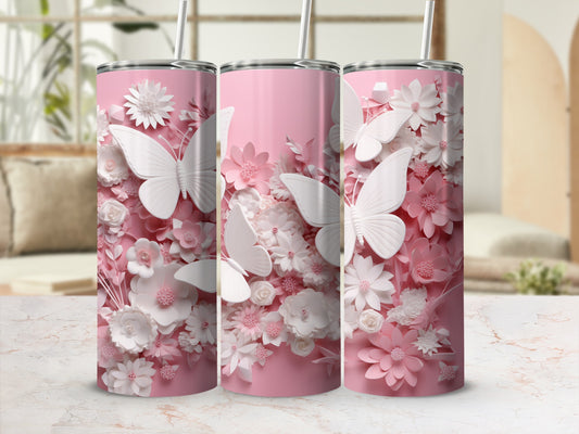Pink White Butterfly Flowers Delicate Layered Design product type
Pink Tumbler
Butterfly Design
Floral Tumbler
White Flowers
Blossom Pattern
Layered Effect
Delicate Decor
Spring Aesthetic
Garden Theme
Nature Inspired
Feminine Style
Pretty Drinkware
Custom Cup
Unique Tumbler
Sculpted Texture
Pastel Pink
Butterfly Art
Flower Design
Cute Tumbler
Elegant Gift