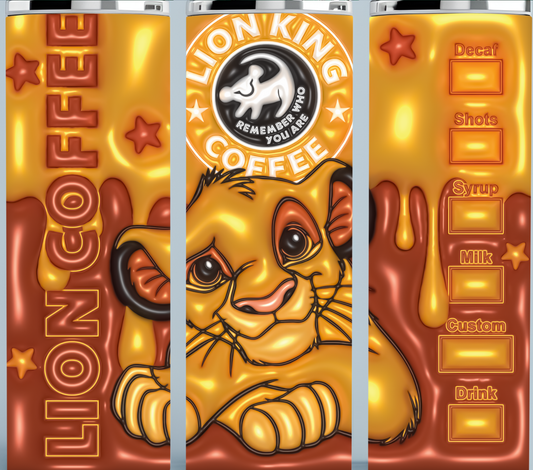 Lion Starbucks Coffee tumbler