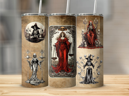Gothic Skeleton Series Tumblers Collection