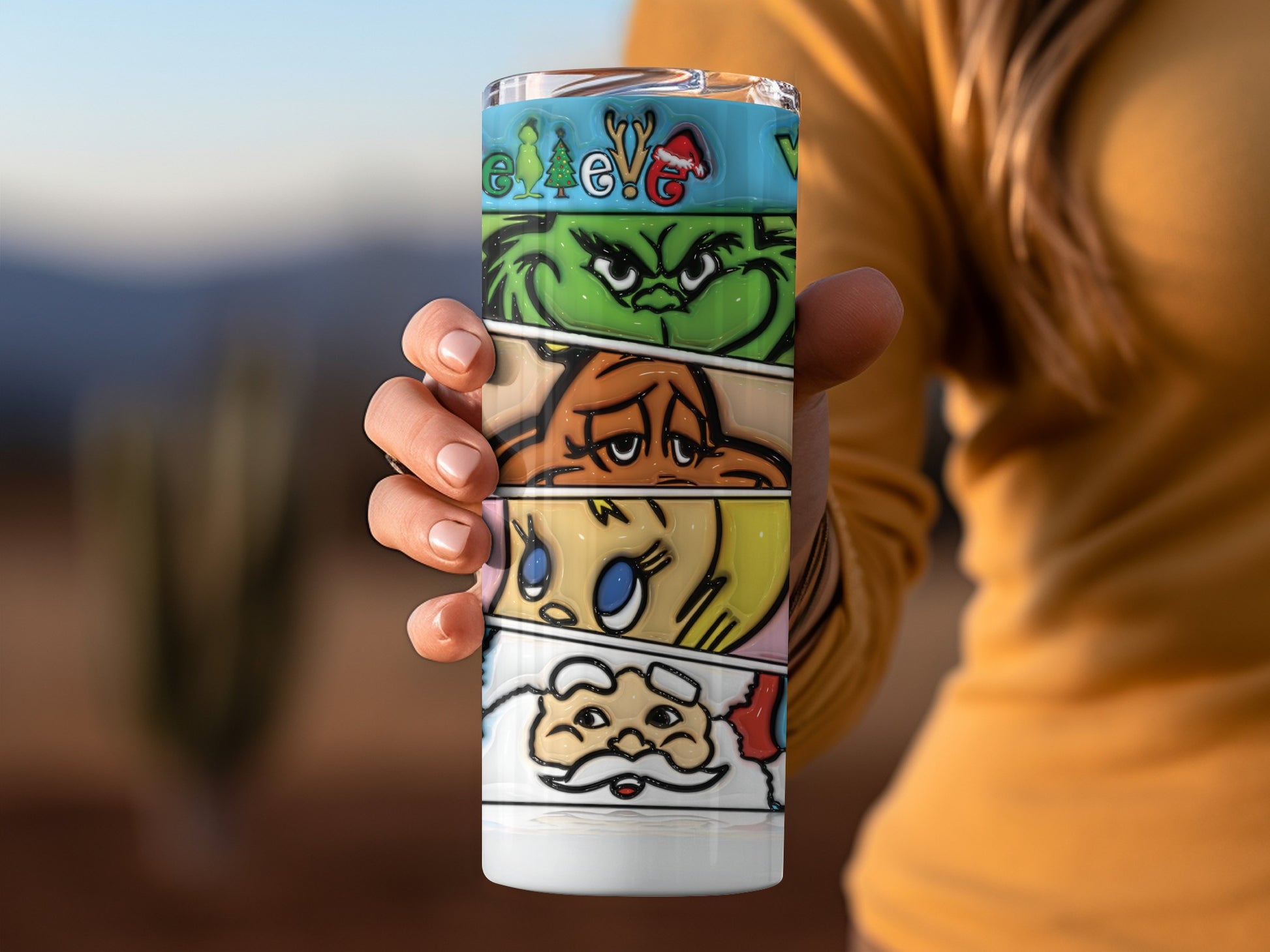Christmas Character Holiday Insulated Tumbler Cup