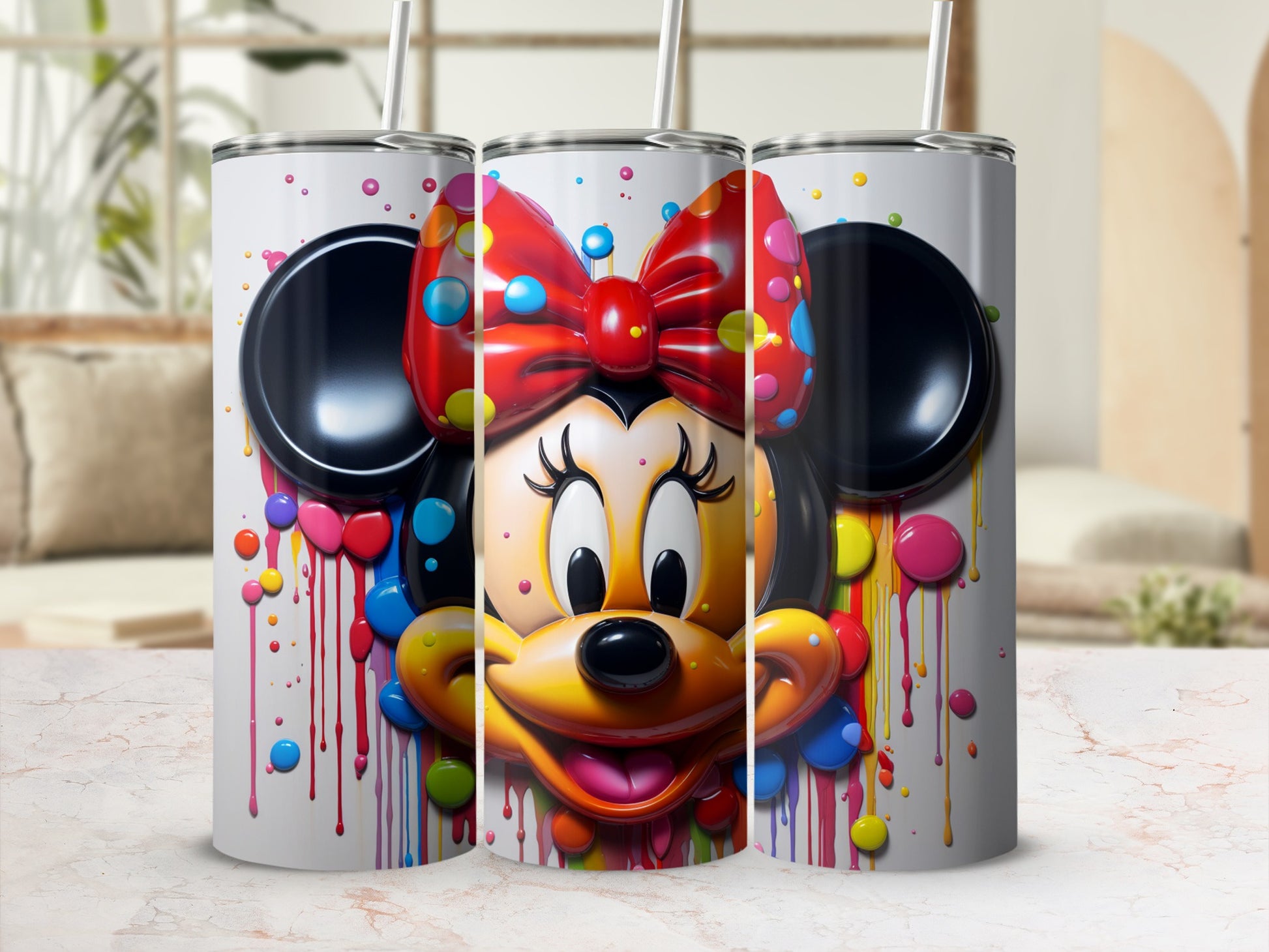 Colorful Cartoon Character Insulated Tumbler Cup