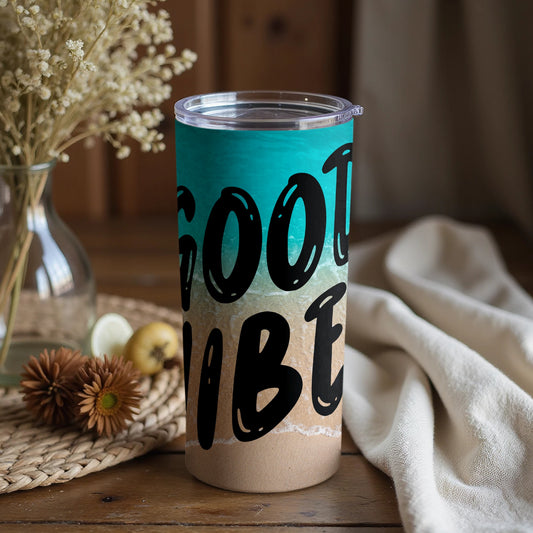 Good Vibes Colorful Tumbler for Everyday Use