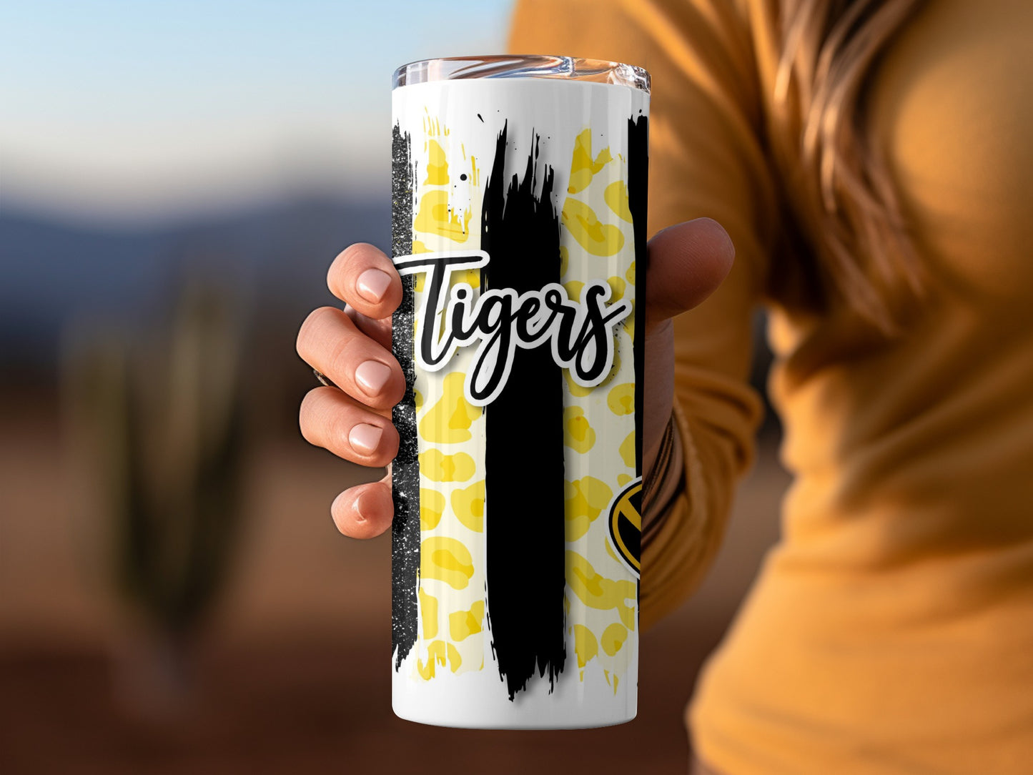 Tigers Brushed Style Missouri Tigers Tumblers