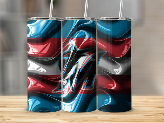 Abstract Colorful Logo Design For Tumblers Drinkware