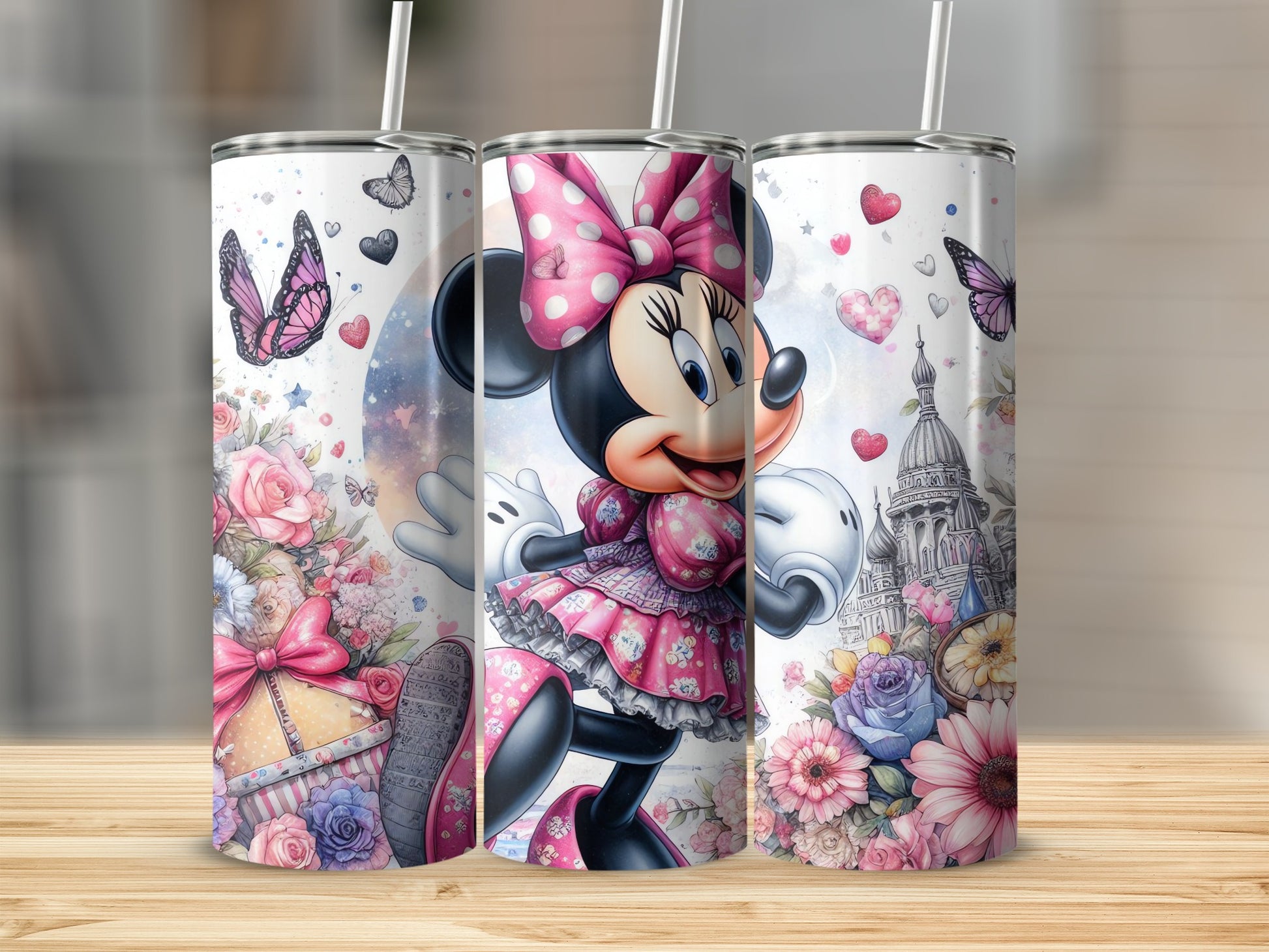 Adorable Design with Minnie Mouse on Tumbler