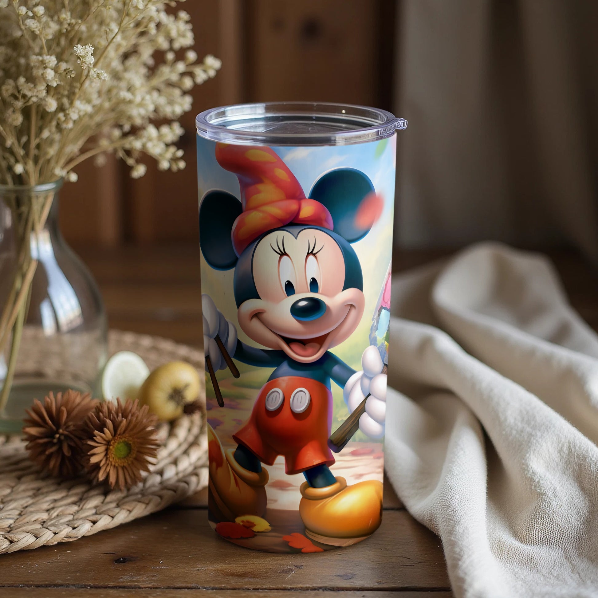 Colorful Minnie Mouse Artwork Tumbler Product