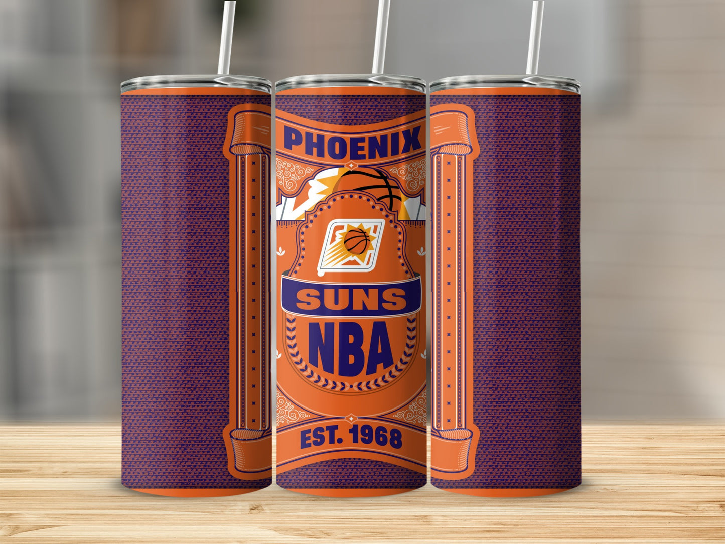 Phoenix Suns NBA Established 1968 Basketball Team Tumbler