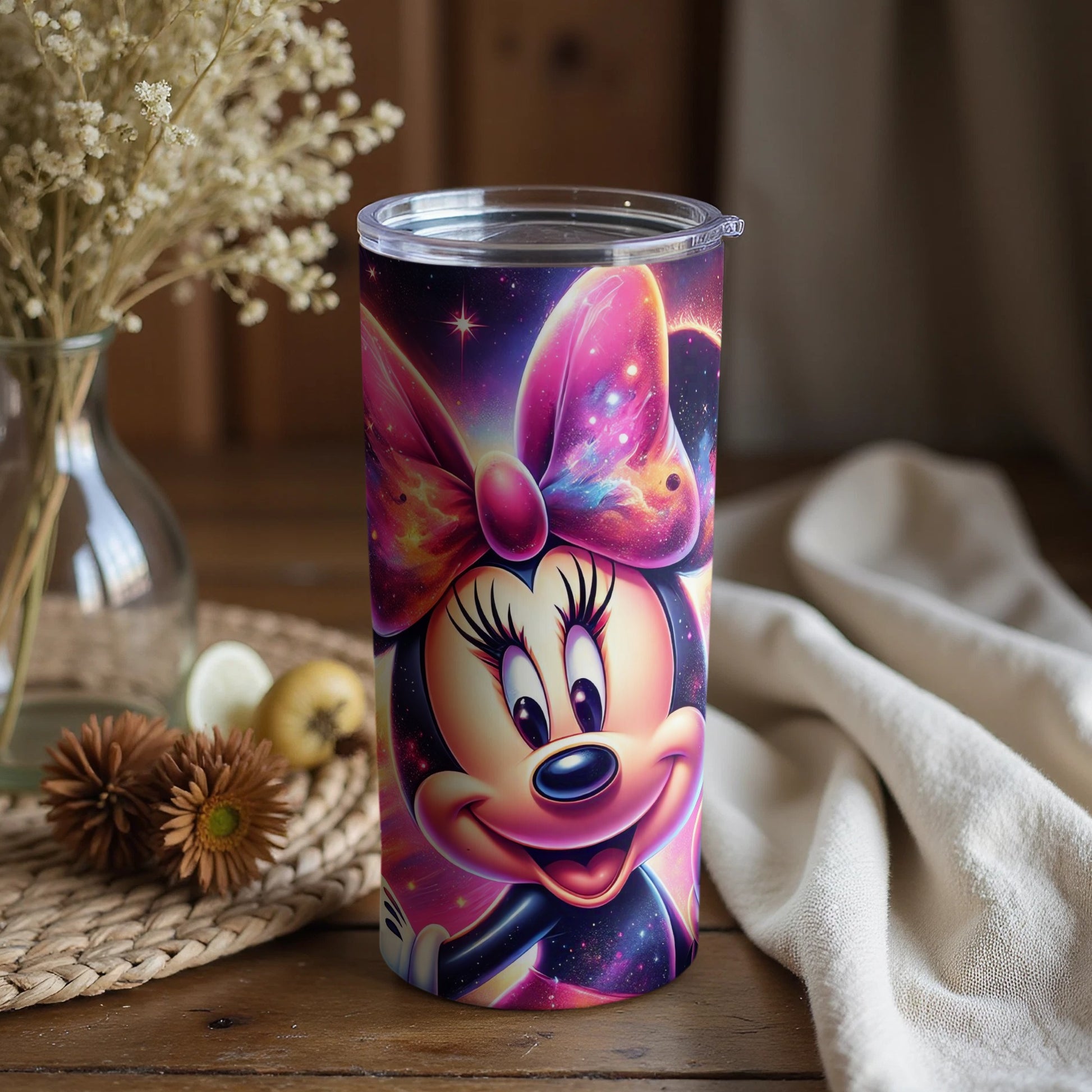 Minnie Mouse Cosmic Bow Tumbler for Kids and Adults