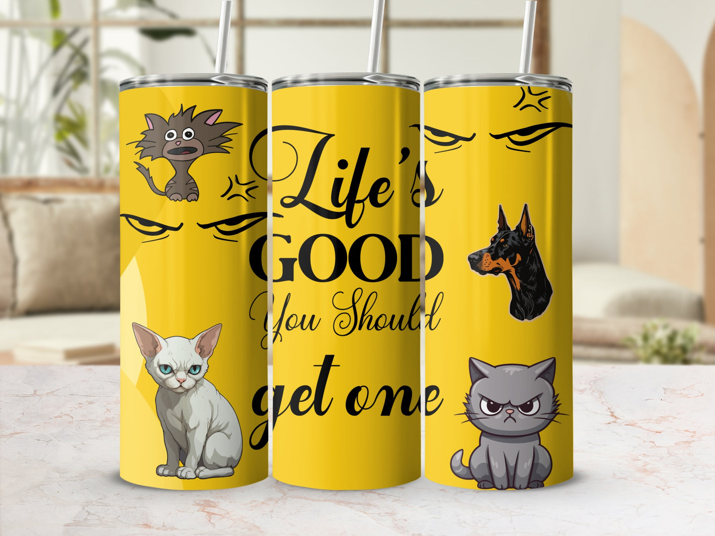Yellow Life's Good You Should Get One Tumbler