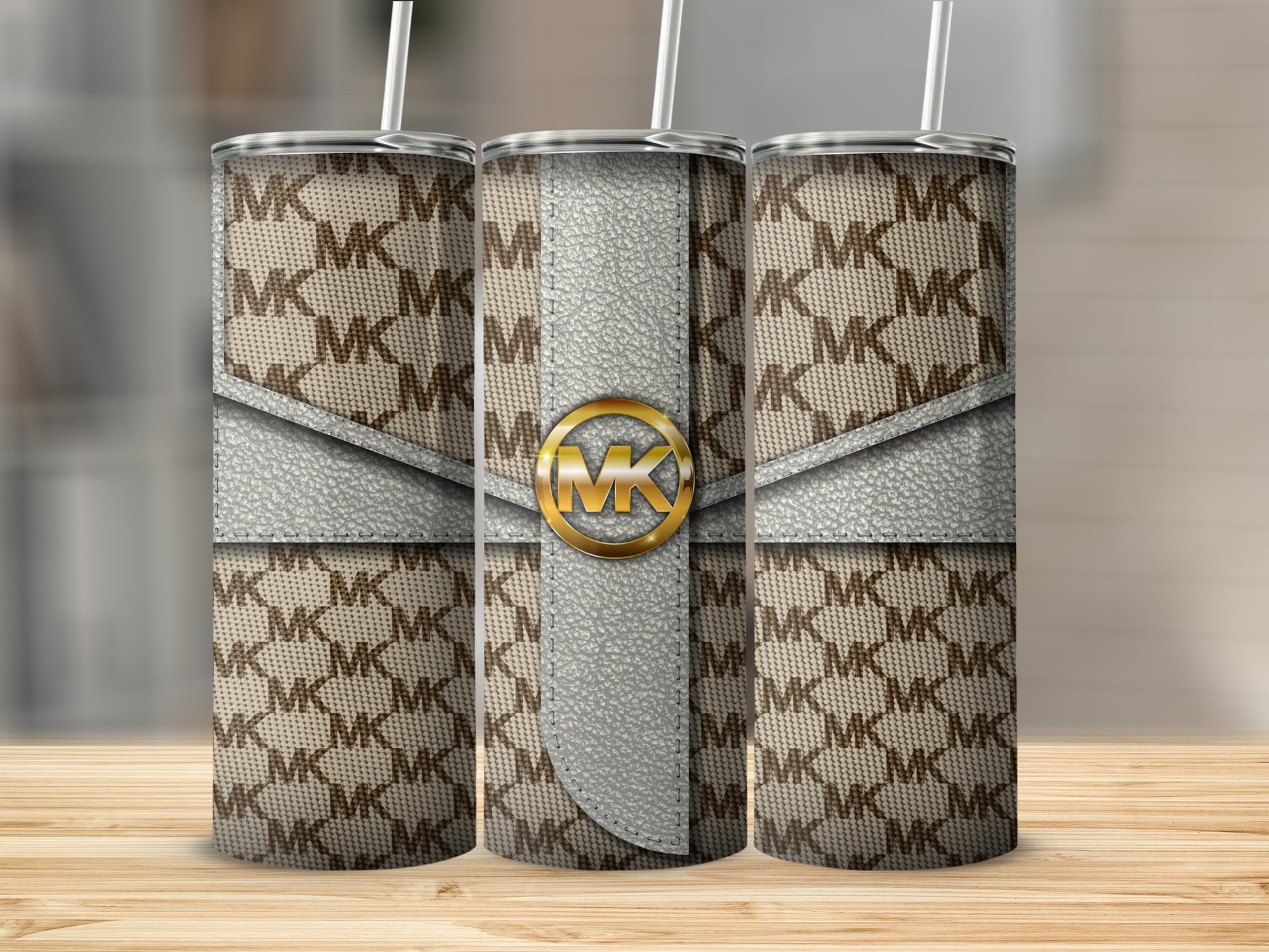 Stylish Custom Patterned Insulated Metal Tumbler