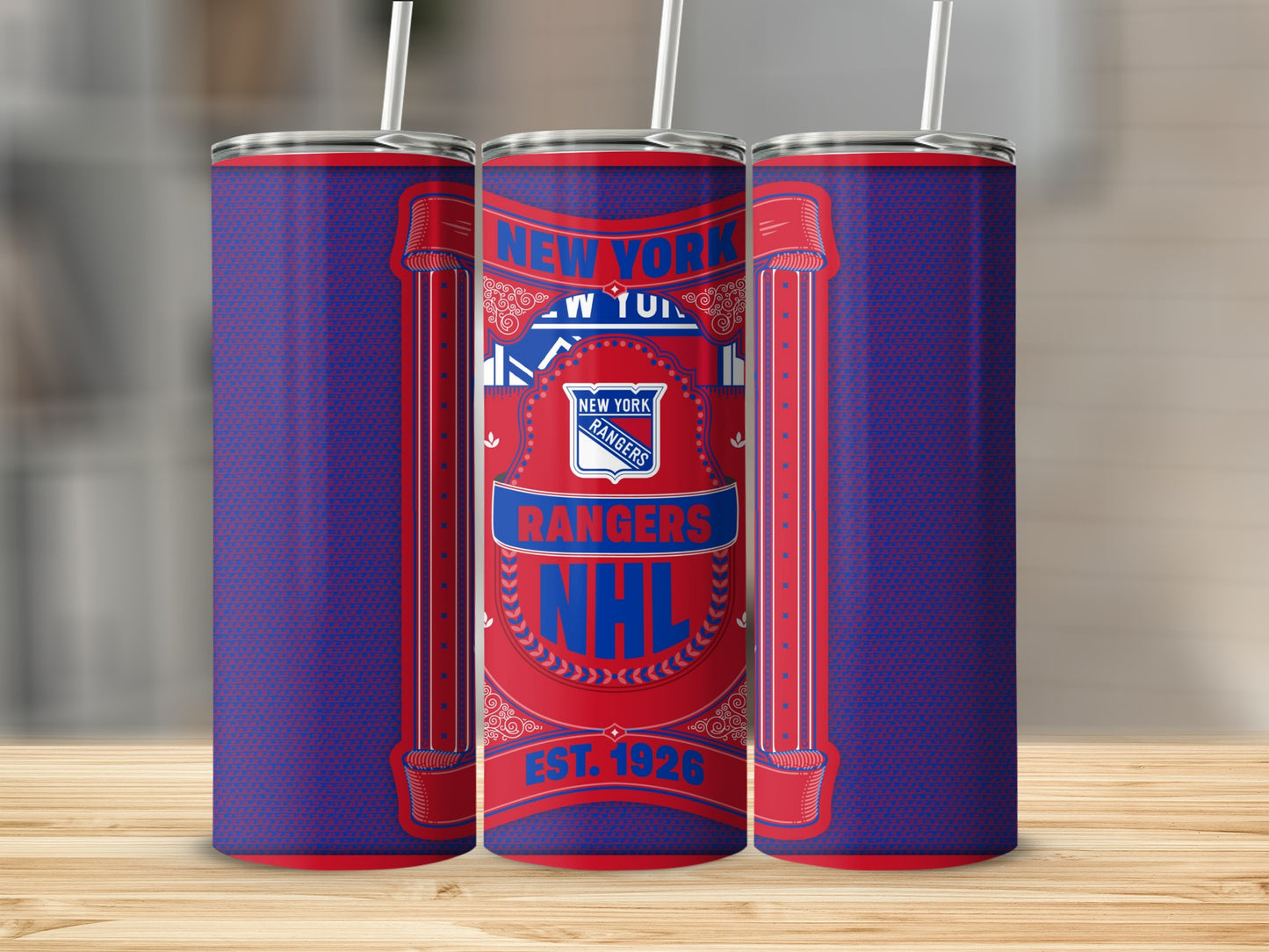 New York Rangers Vintage EST 1926 Design Tumbler