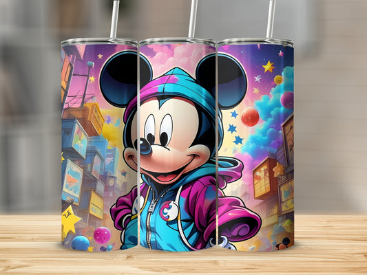 Colorful Fun Character Art Graphic Tumbler