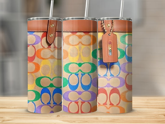 Colorful Patterned Designer Slim Tumbler Cup Product