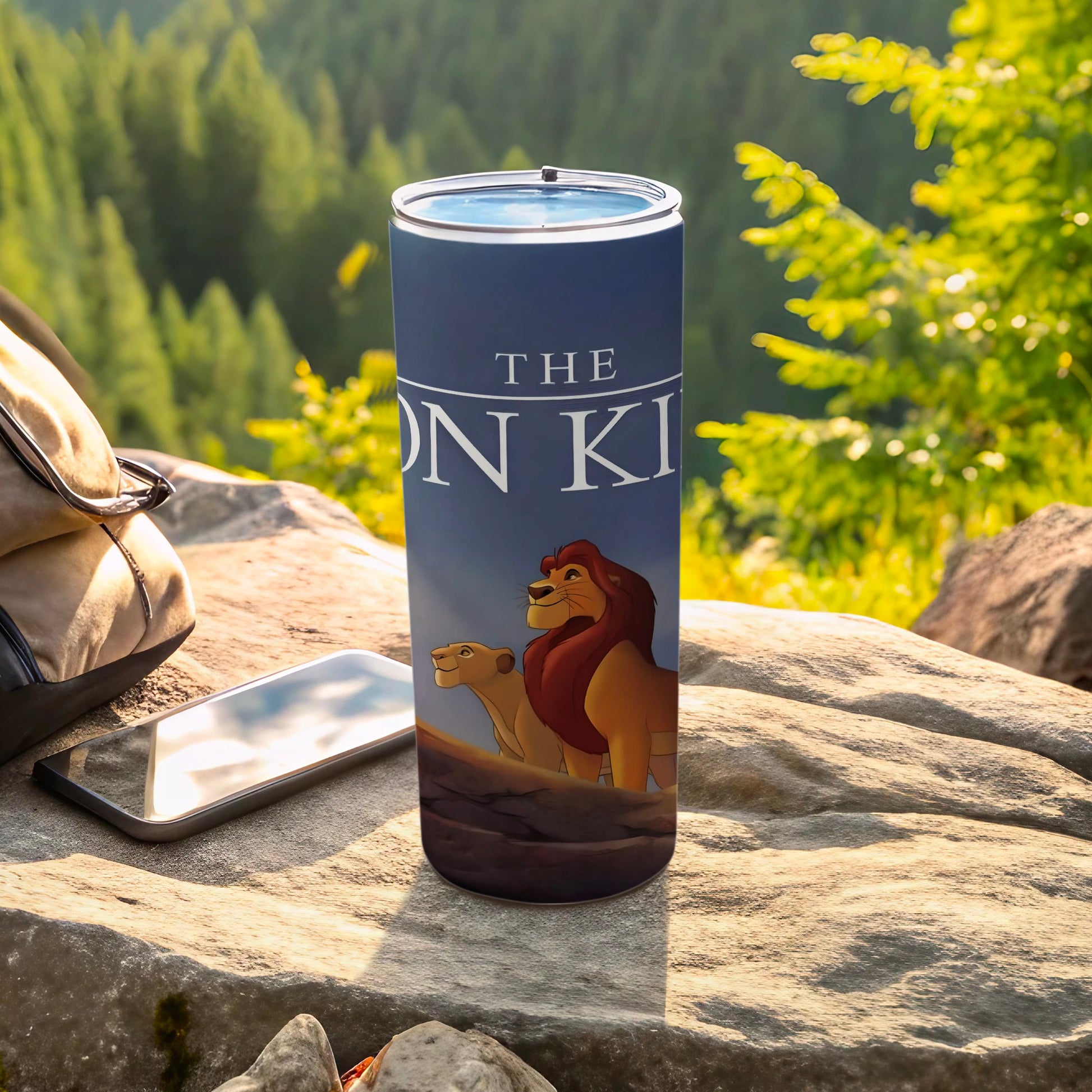 The Lion King tumbler cup perfect for outdoor adventures