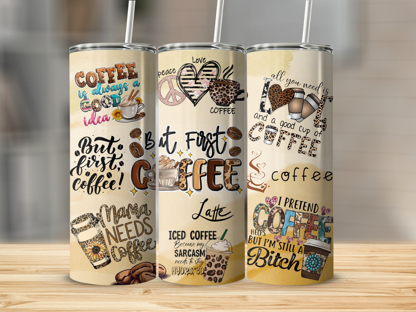 Coffee Lovers Funny Quote Tumbler for All Coffee Enthusiasts