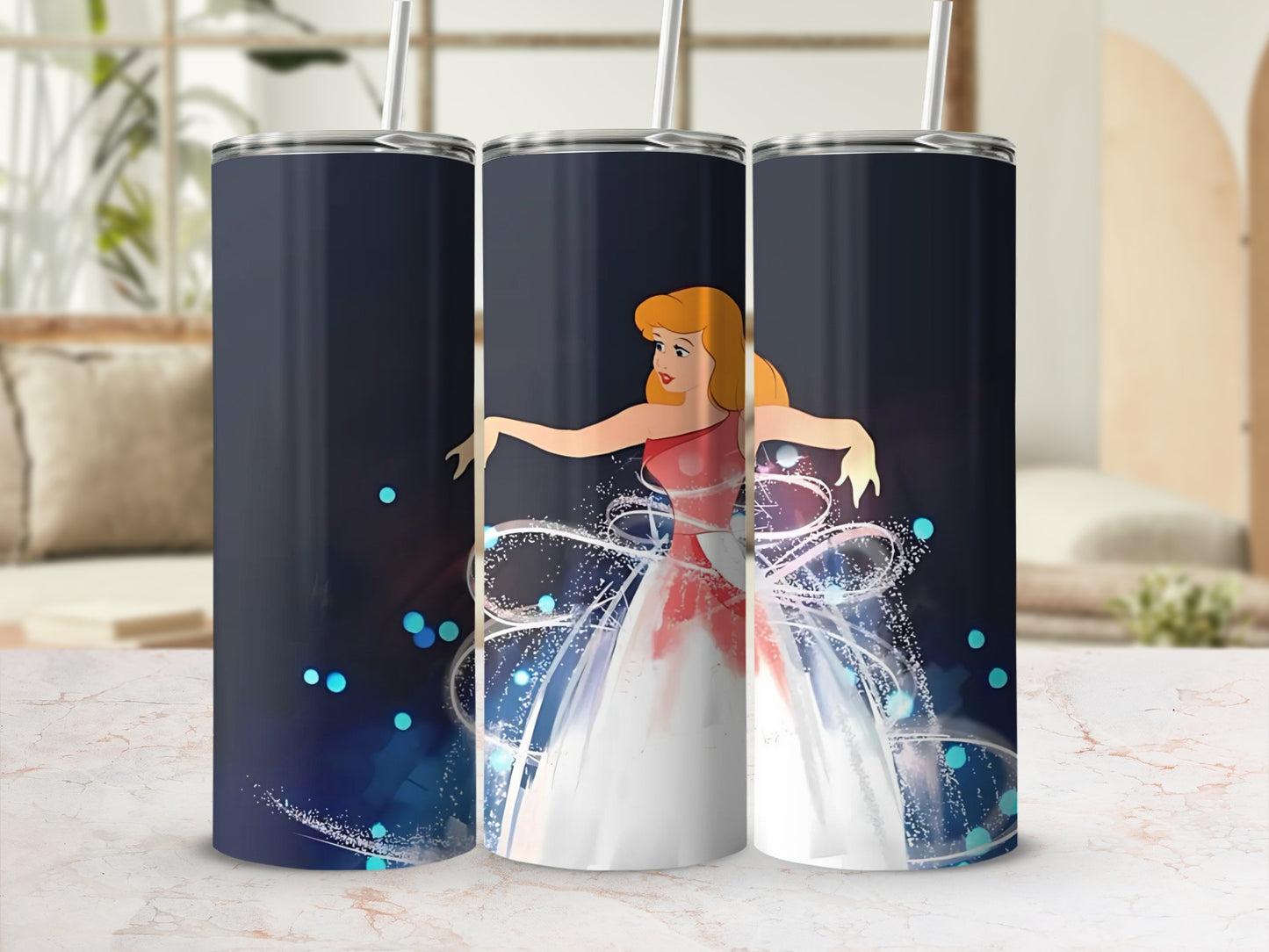 Magical Princess Artwork Insulated Tumbler Cup 20oz