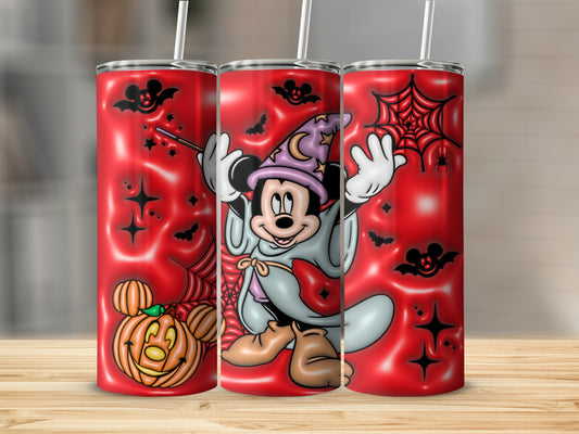 Halloween Mickey Mouse Magic Tumbler with Pumpkins