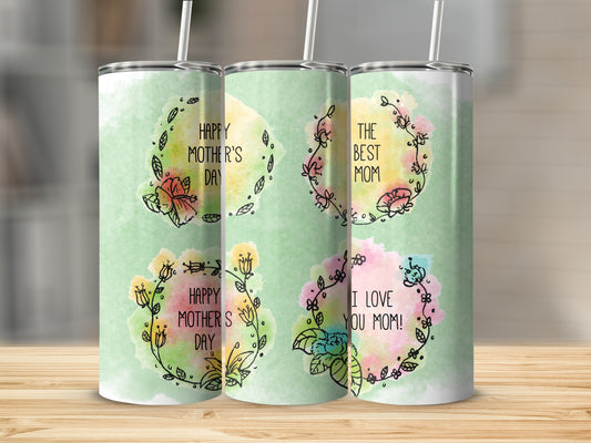 Happy Mother's Day The Best Mom I Love You Mom tumbler