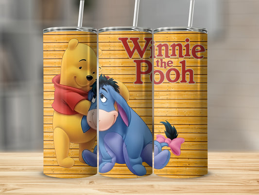 Winnie The Pooh Together With Eeyore Image Tumblers