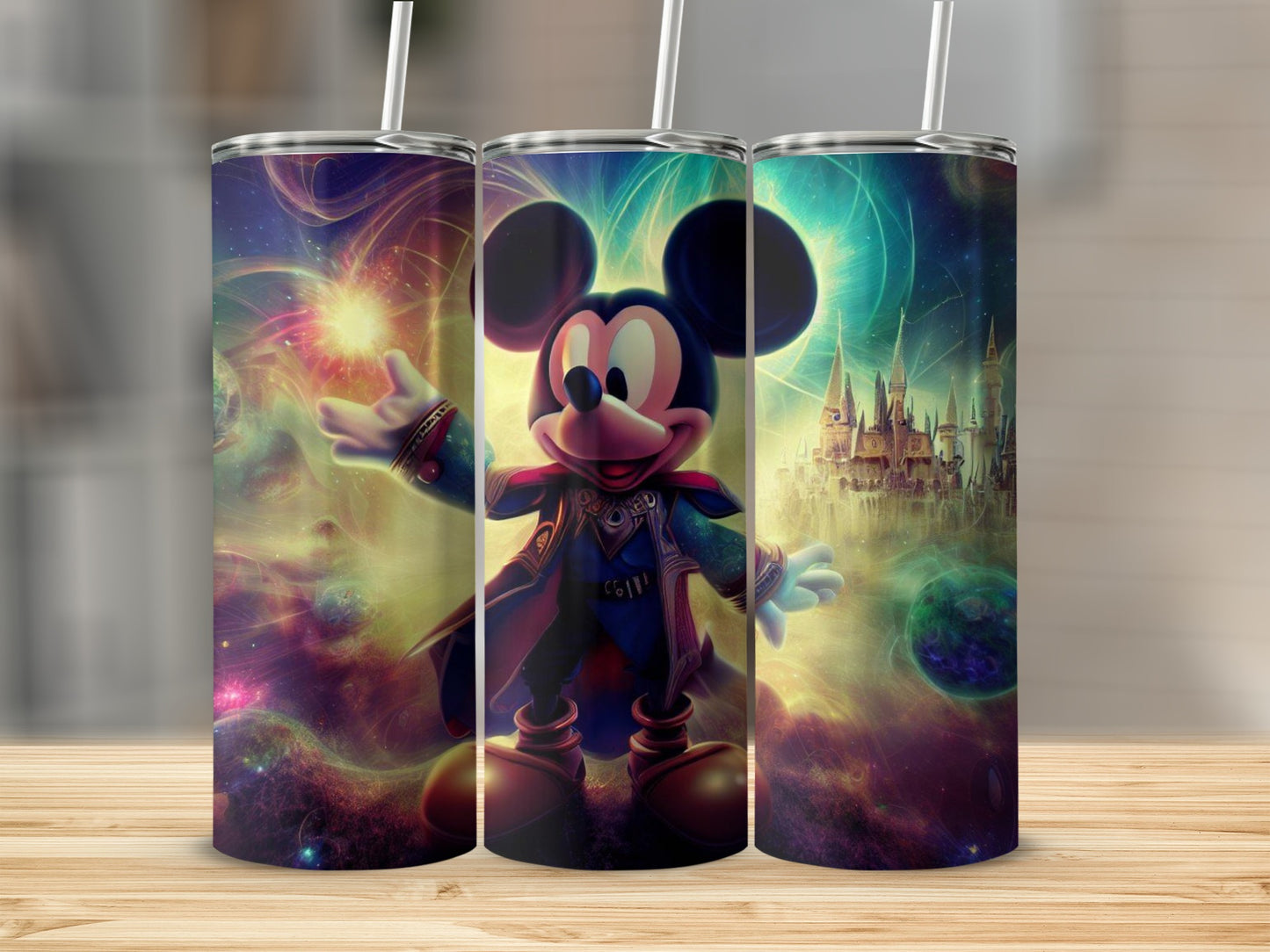 Magic Cartoon Character Long Drink Tumbler