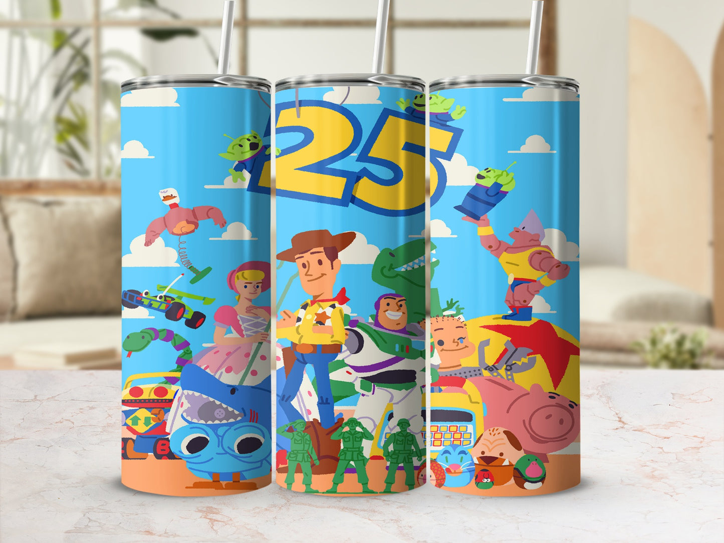 Colorful Character Stainless Steel Tumbler Collection
