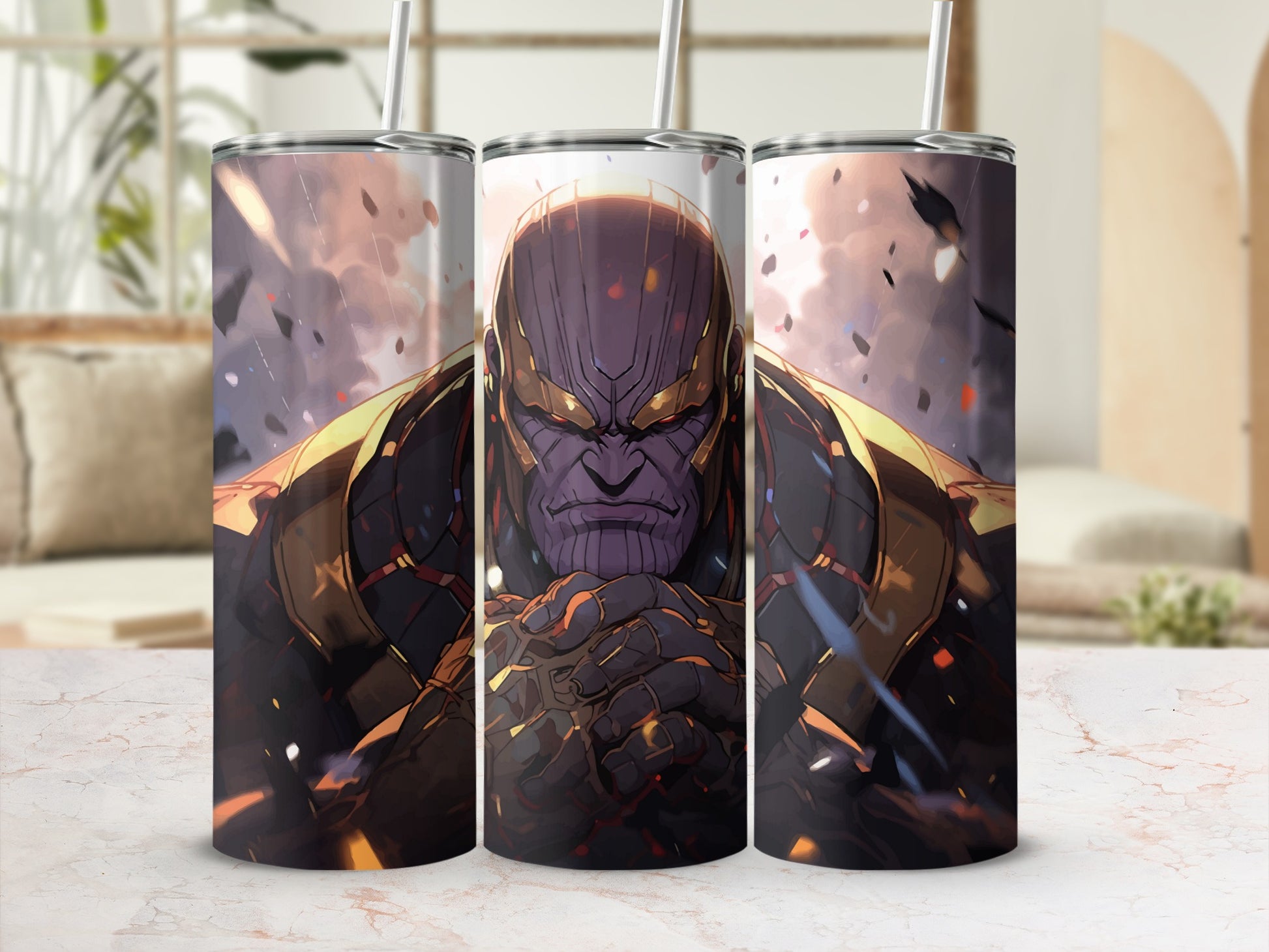 Thanos Avengers Insulated Stainless Steel Tumbler