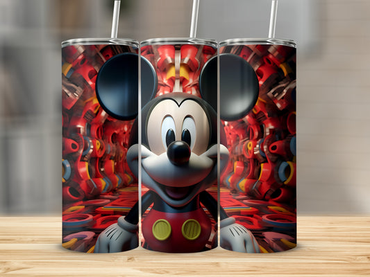 Vibrant Character Design Patterned Drinkware Cups